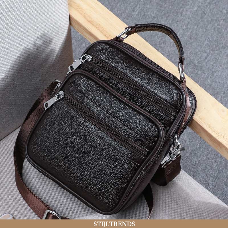 Handtas Heren Rugzak Leren Trendy Mannen