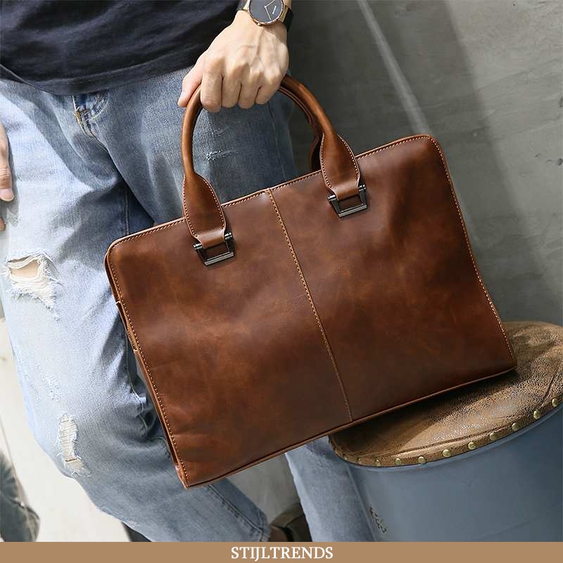 Handtas Heren Schoudertas Trendy Bruin