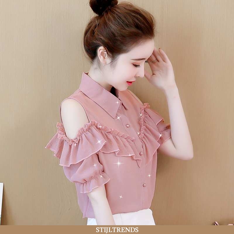 Hemdje Dames Kant Trendy Roze