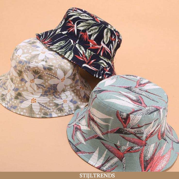 Hoed Dames Trendy Vissersmuts Blauwe