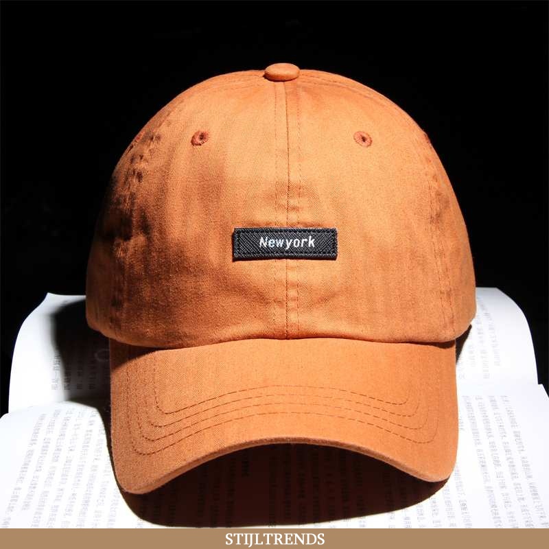 Hoed Heren Casual Petten Oranje