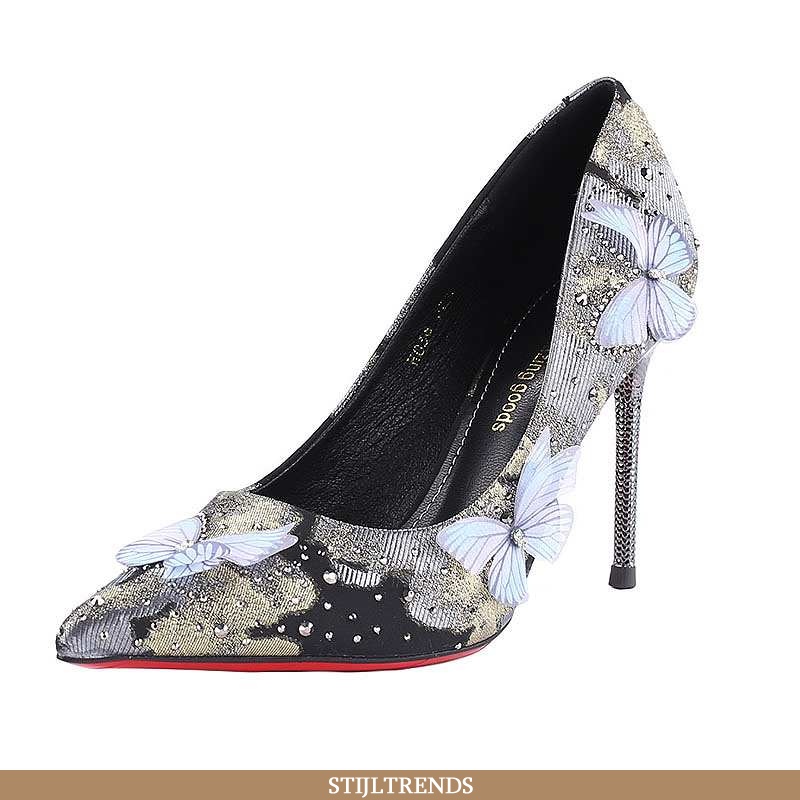 Hoge Hakken Dames Pumps Lente Ondiep Mond