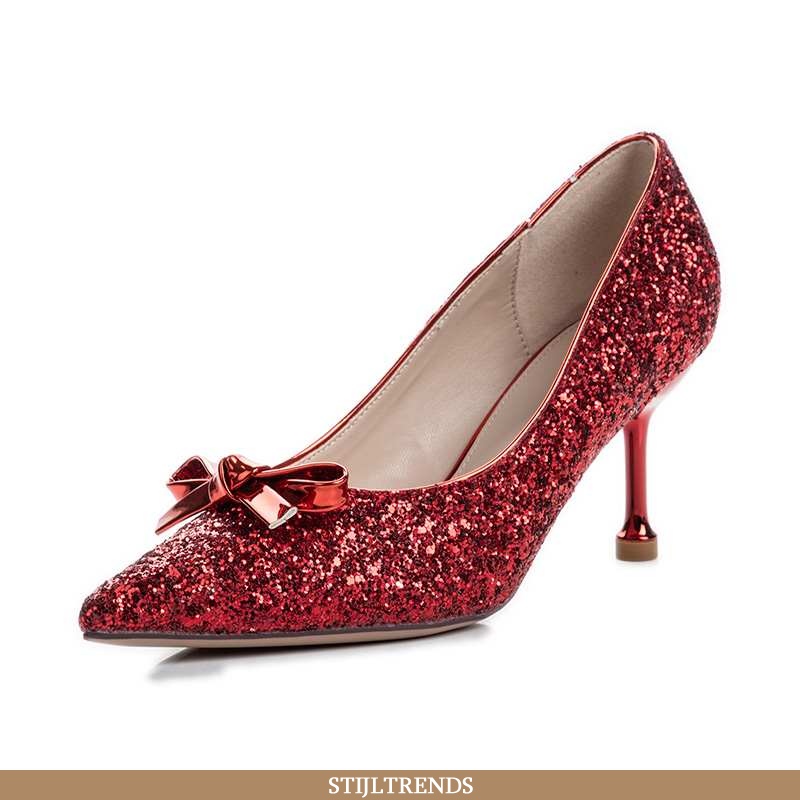 Hoge Hakken Dames Schoenen Rood
