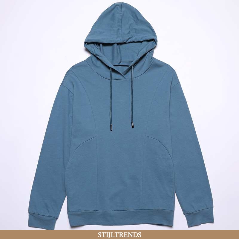 Hoodie Dames Lente Persoonlijk Donkerblauwe