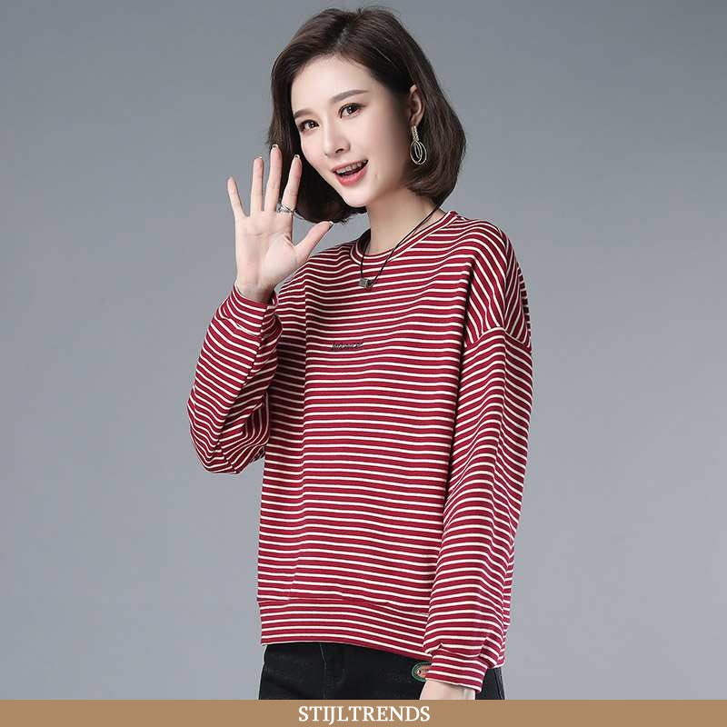 Hoodie Dames Print Vrouwen Bordeaux