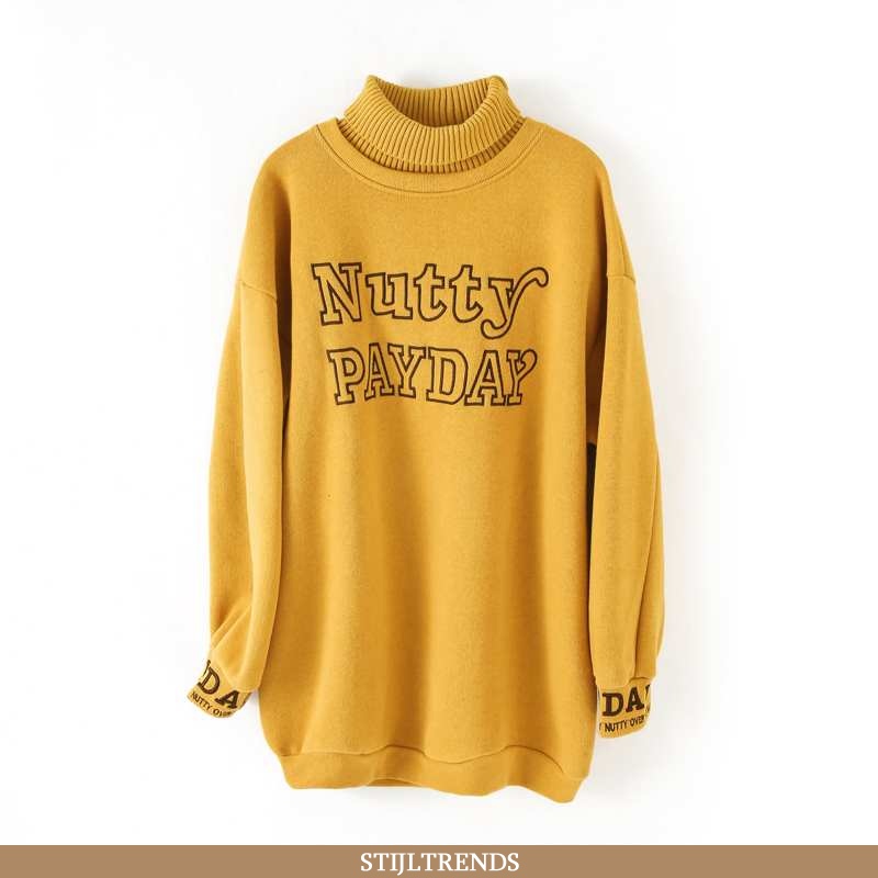 Hoodie Dames Suede Baggy 2020