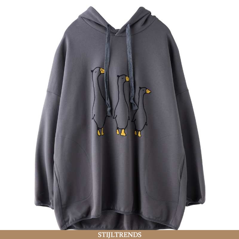 Hoodie Dames Suede Hippe 2020