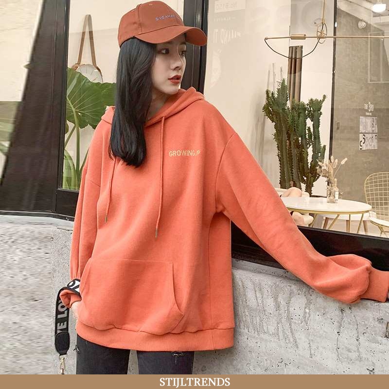 Hoodie Dames Suede Hippe Alle Wedstrijden