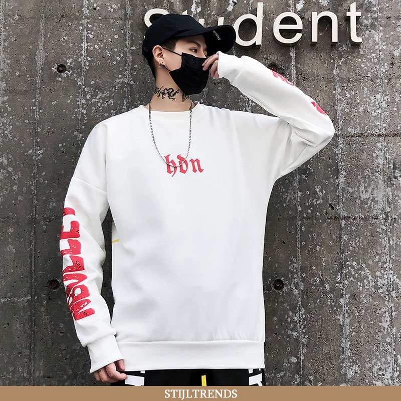Hoodie Heren Casual Nieuw Witte