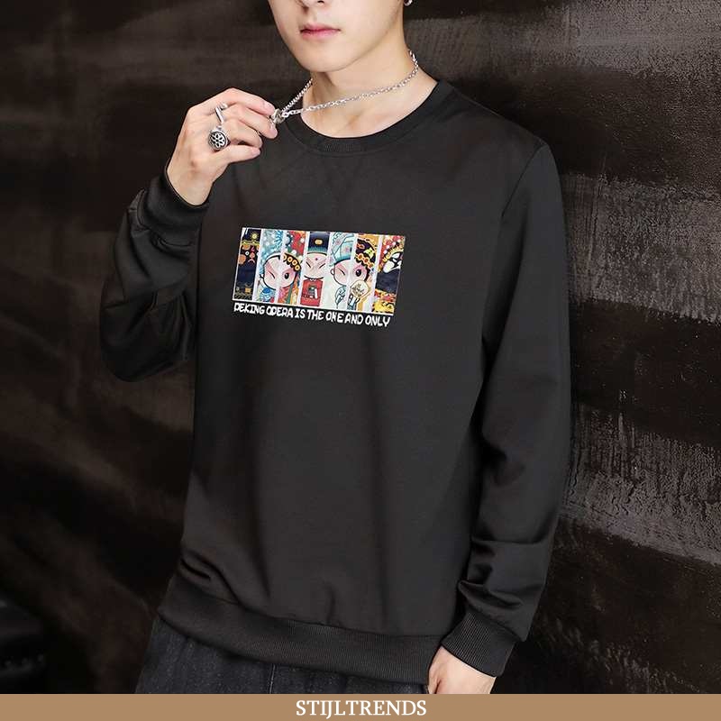 Hoodie Heren Jas Met Capuchon Zwart
