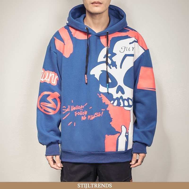 Hoodie Heren Katoenen Lente Fiber