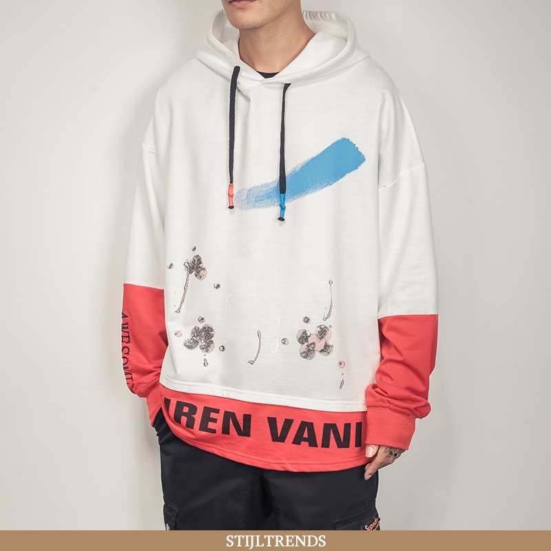 Hoodie Heren Katoenen Lente Nieuw