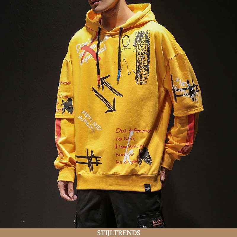 Hoodie Heren Katoenen Lente Nieuw
