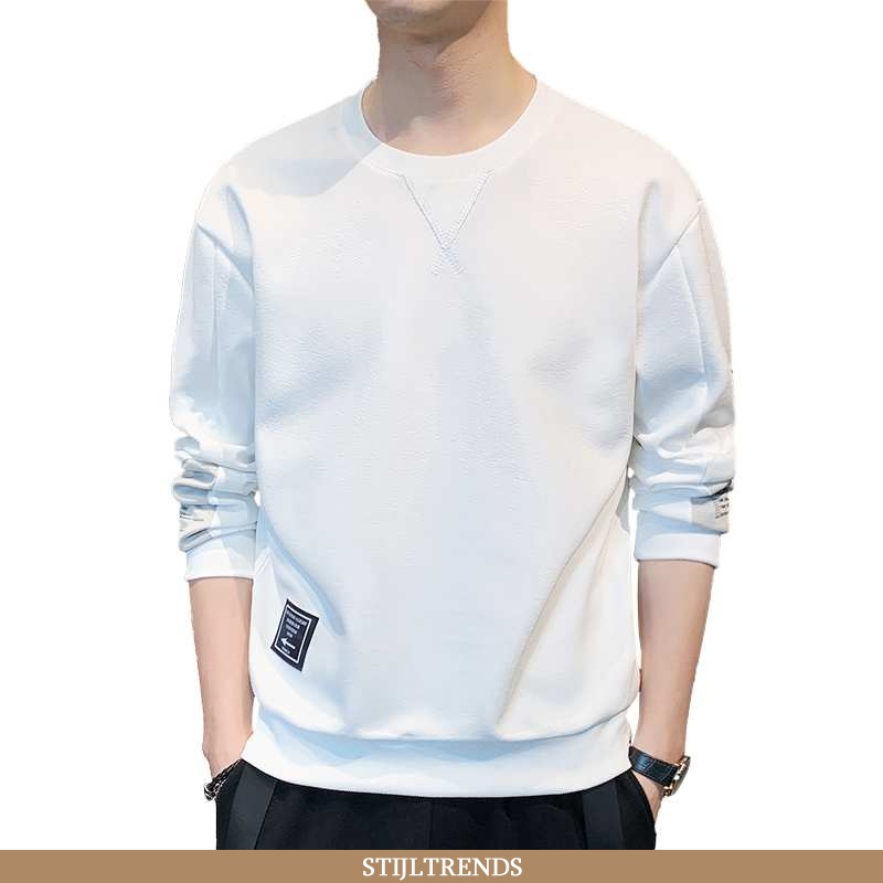 Hoodie Heren Lente Pullover Witte