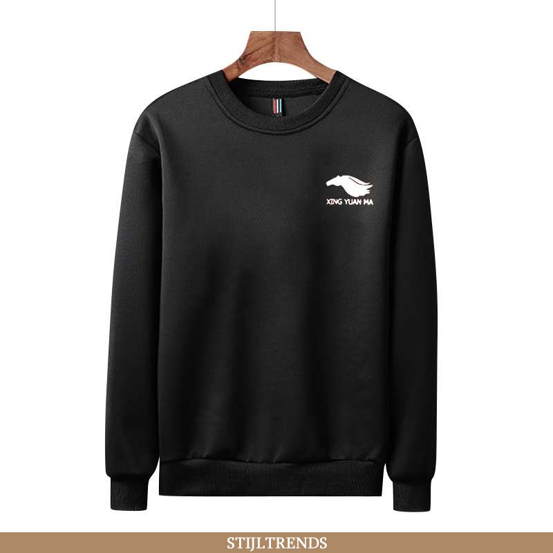 Hoodie Heren Suede Casual Student