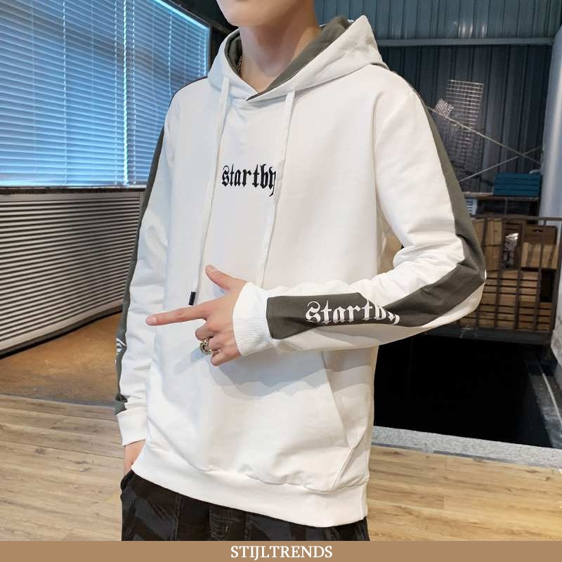Hoodie Heren T-shirt Lange Mouw Dunne Jasje