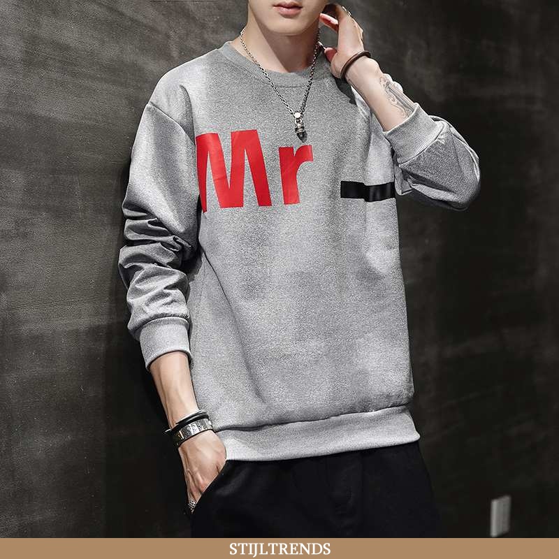 Hoodie Heren T-shirt Lange Mouw Herfst Jasje