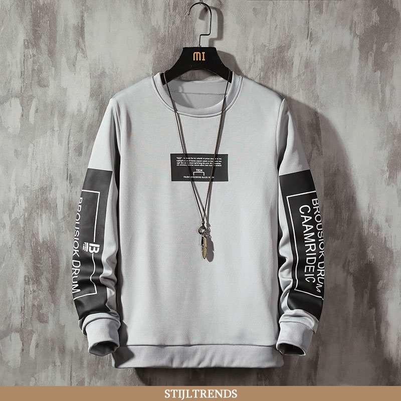 Hoodie Heren Trendy Jasje Grijs
