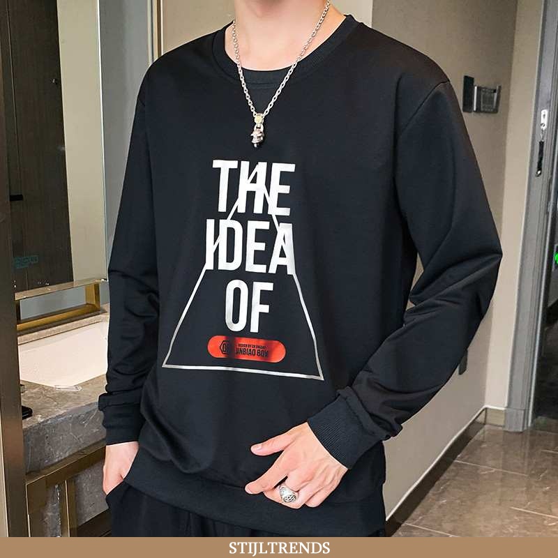 Hoodie Heren Trendy Pullover Zwarte