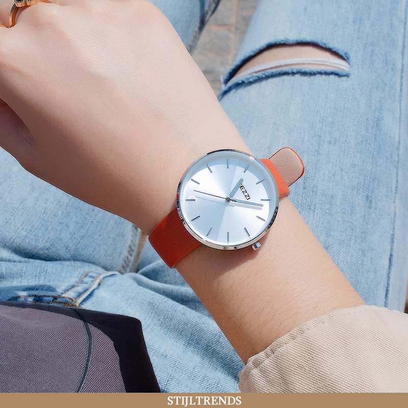 Horloge Dames Dunne Vrouwen Bruin