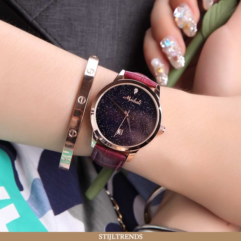 Horloge Dames Leren Trendy Eenvoudige