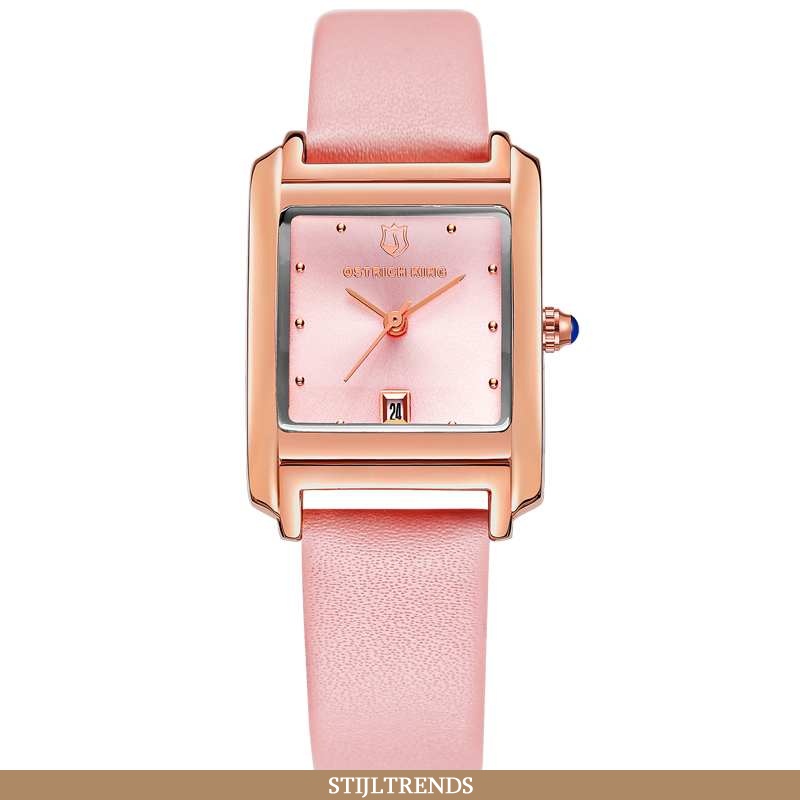Horloge Dames Leren Waterdichte Echte