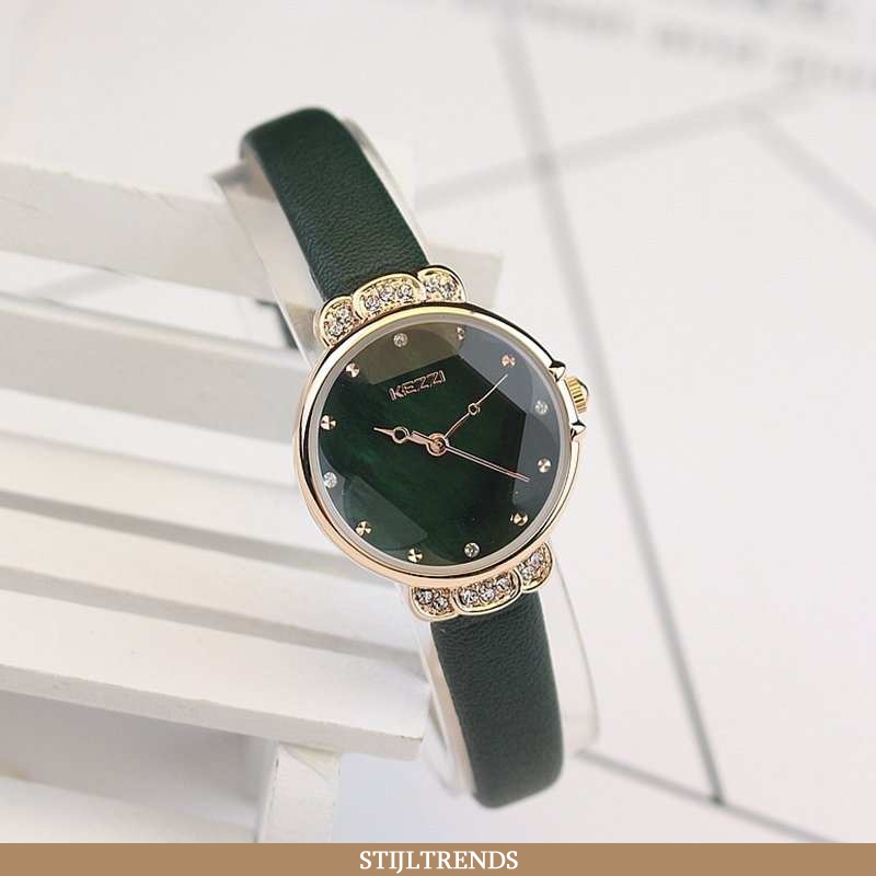 Horloge Dames Lichte Elegante Groen