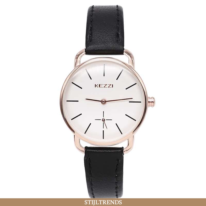 Horloge Dames Tas Leren Waterdichte Purper