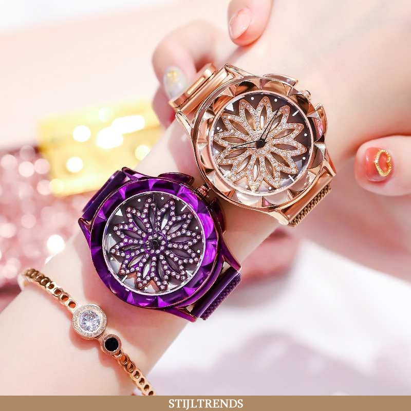 Horloge Dames Waterdichte Rood Purper