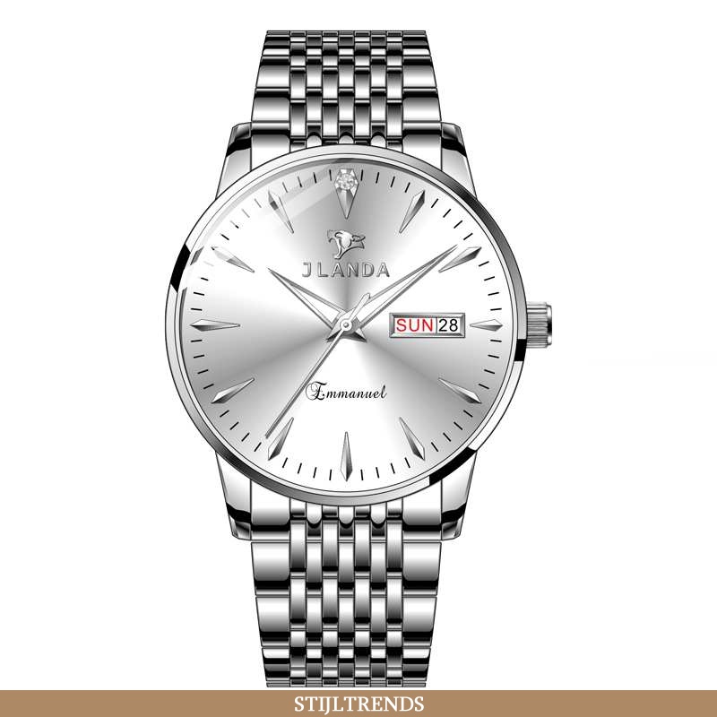 Horloge Heren Hippe Mannen Zilveren