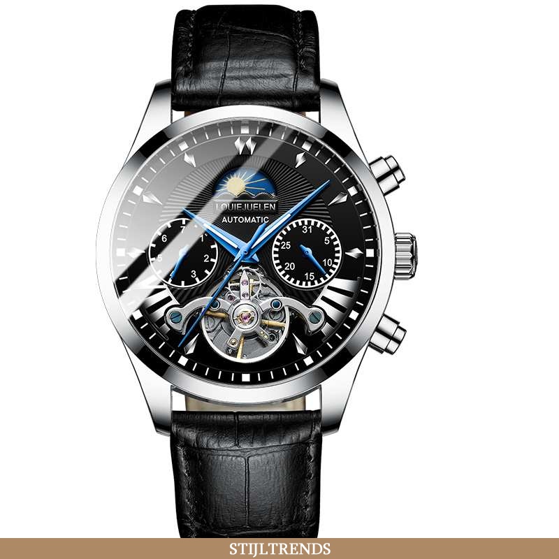 Horloge Heren Kanten Zwarte