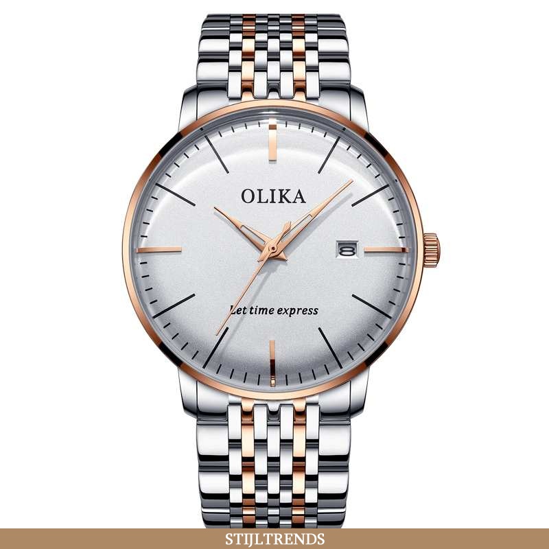 Horloge Heren Trendy Mannen Gouden