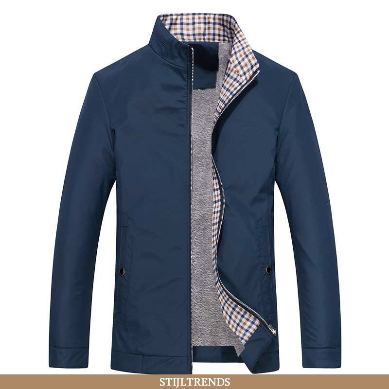 Jas Heren Jack Suede Business Middelbare Leeftijd