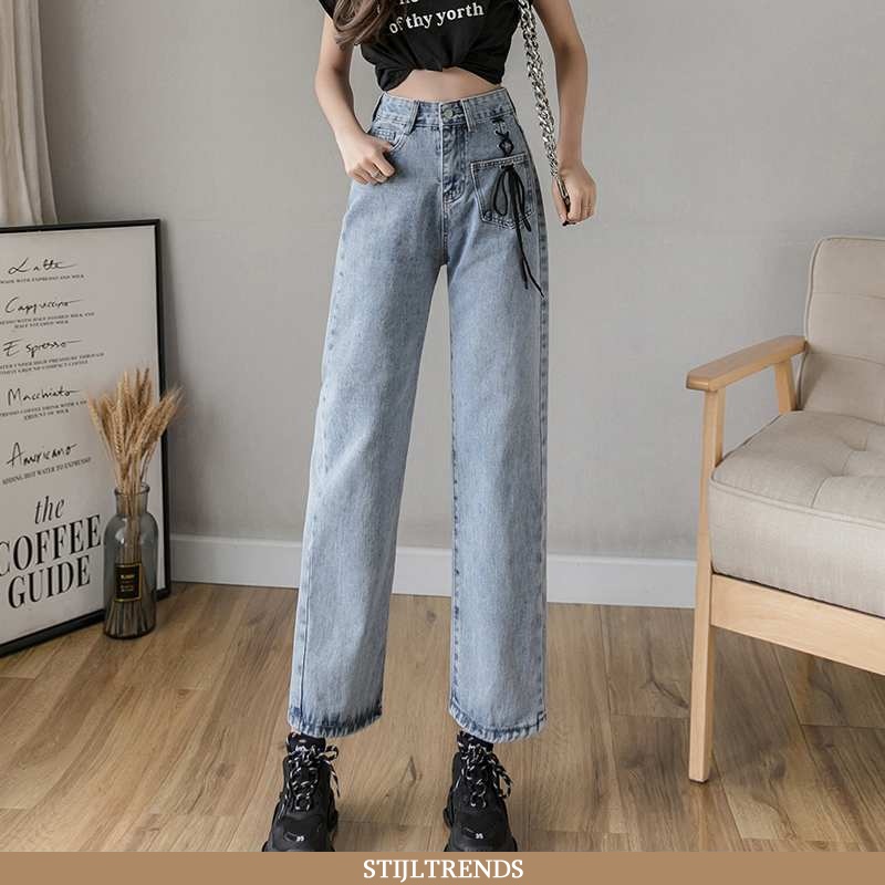 Jeans Dames Spijkerbroek Jeans Baggy Vrouwen