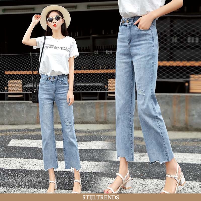 Jeans Dames Spijkerbroek Jeans Hippe Persoonlijk