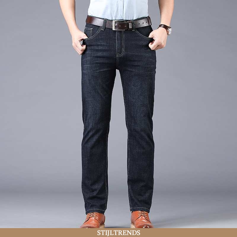 Jeans Heren Broek Denim Baggy Zwart