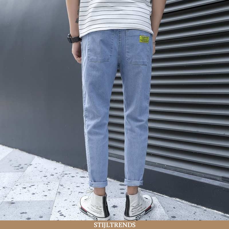Jeans Heren Broek Denim Trendy Harlan