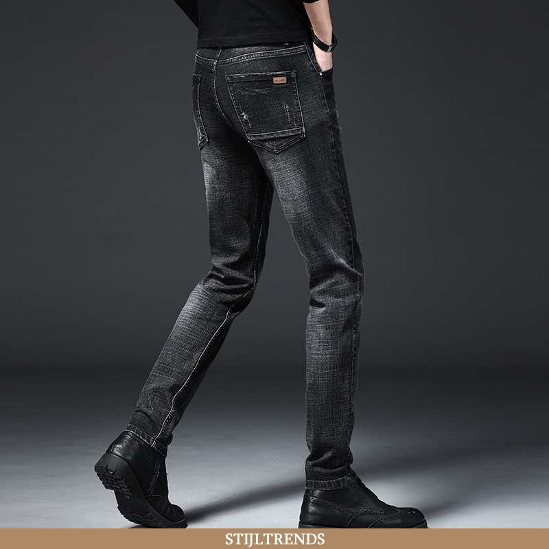 Jeans Heren Broek Denim Winter Blauw