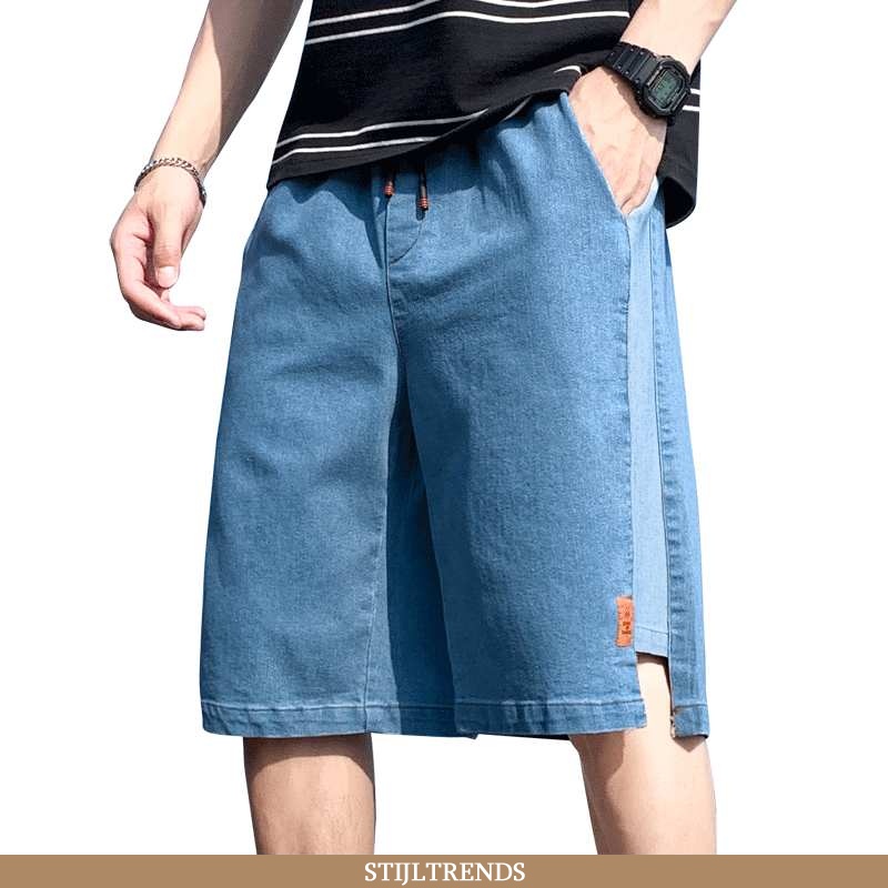 Jeans Heren Korte Broek Denim Casual