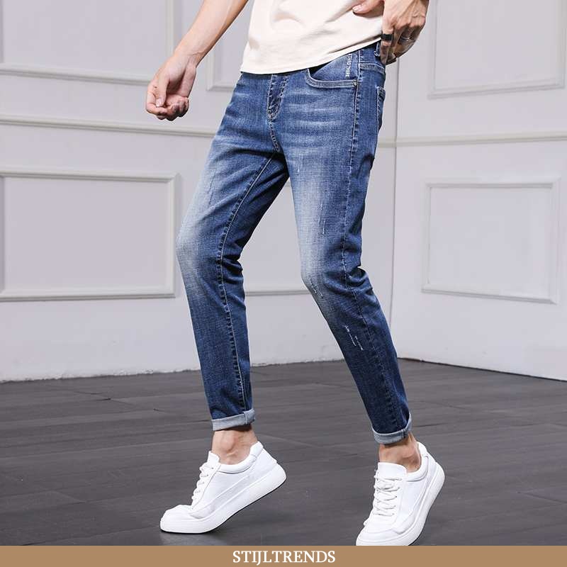 Jeans Heren Spijkerbroek Jeans Denim Zomer Nieuwe