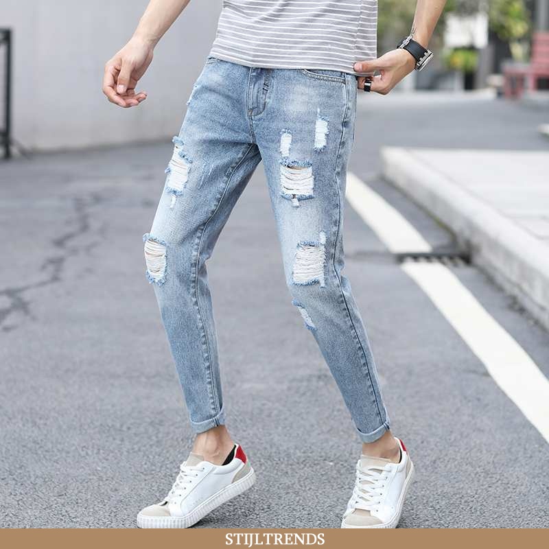 Jeans Heren Spijkerbroek Jeans Skinny Mannen