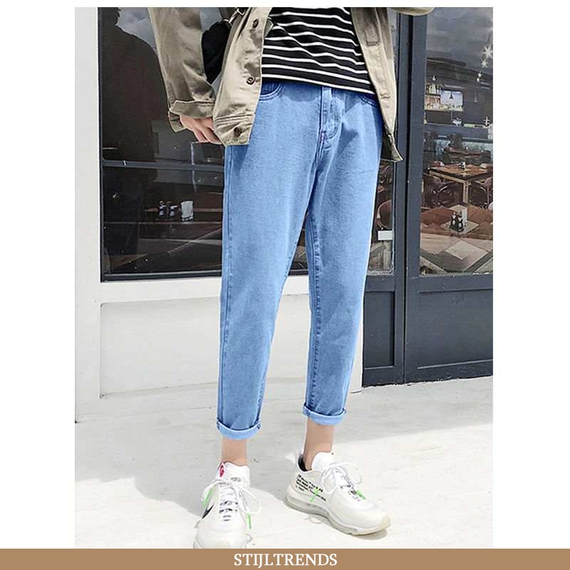 Jeans Heren Spijkerbroek Jeans Straight Mannen