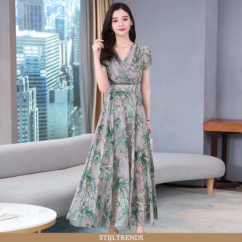 Jurk Dames Chiffon Lange Rok
