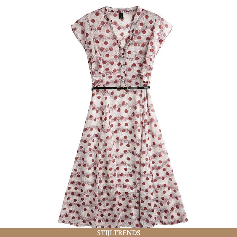 Jurk Dames Chiffon Trendy Vrouwen