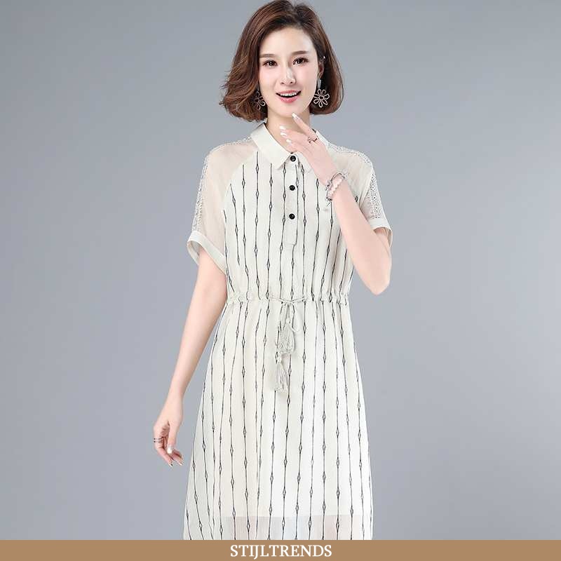 Jurk Dames Hippe Persoonlijk Beige