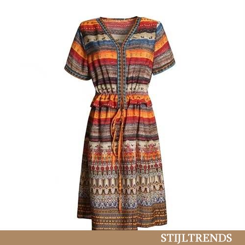 Jurk Dames Lange Nieuw Kleur