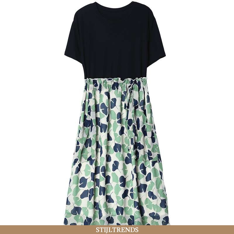Jurk Dames Zomer Elke Dag Groen