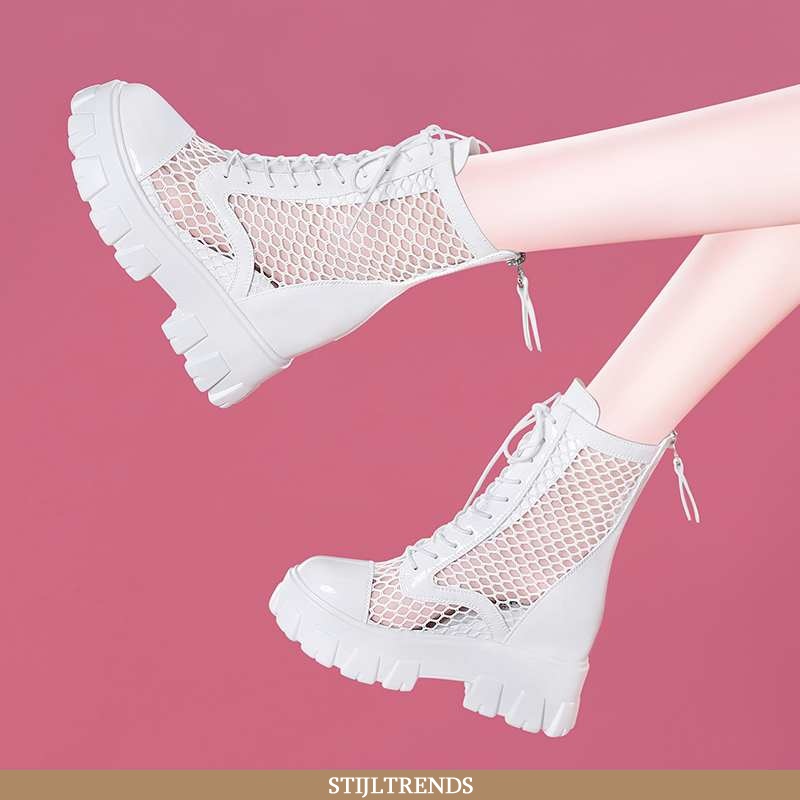 Laarzen Dames Laars Tule Zomer Mesh