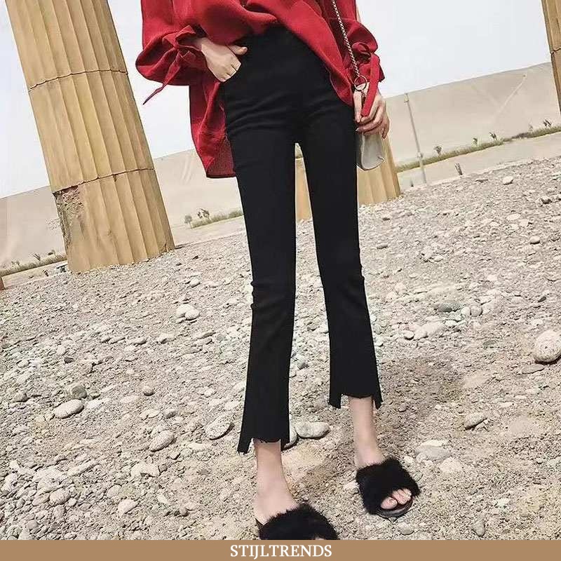 Legging Dames Leggings Skinny Zwart