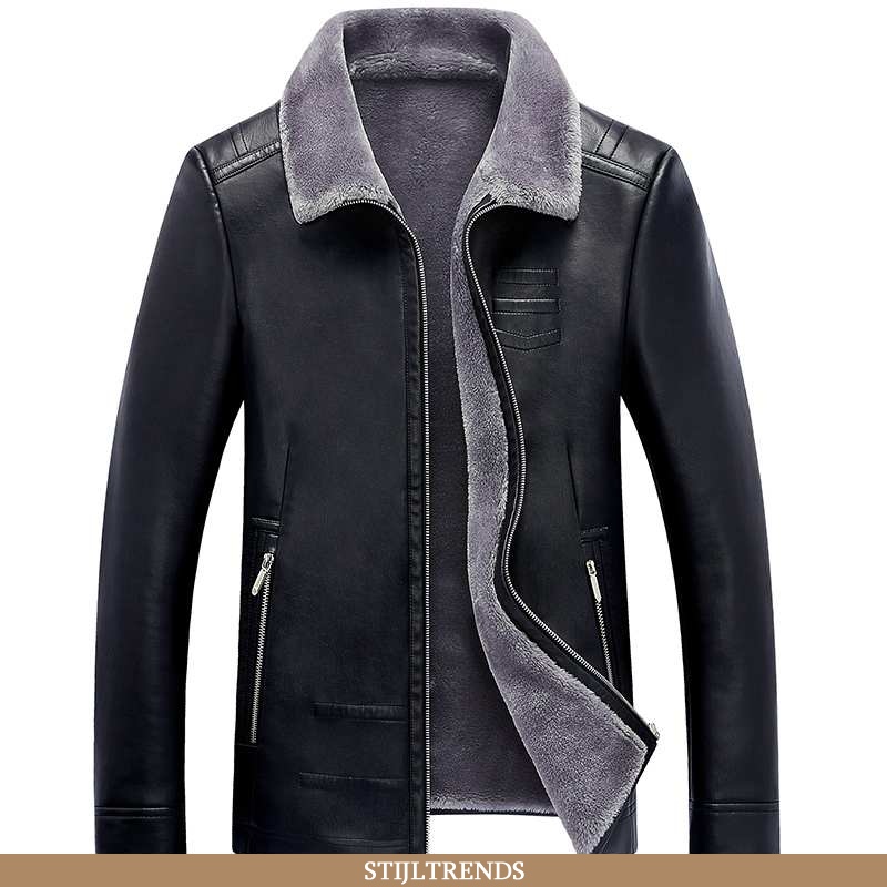 Leren Jas Heren Jack Leren Casual Gemiddelde